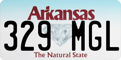 AR license plate 329MGL