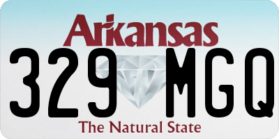 AR license plate 329MGQ