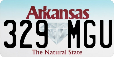 AR license plate 329MGU