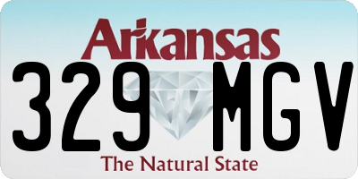AR license plate 329MGV