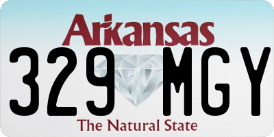 AR license plate 329MGY