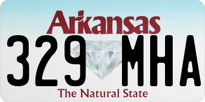 AR license plate 329MHA