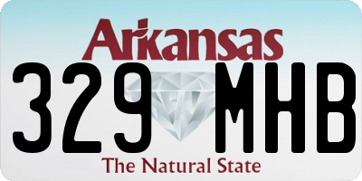 AR license plate 329MHB