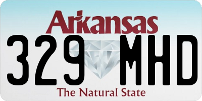 AR license plate 329MHD