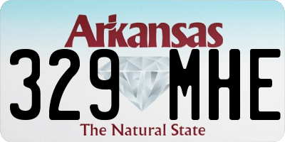 AR license plate 329MHE