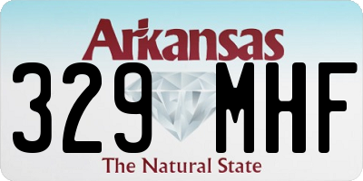 AR license plate 329MHF