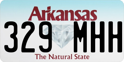 AR license plate 329MHH