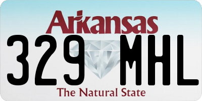 AR license plate 329MHL