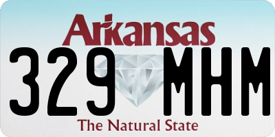 AR license plate 329MHM