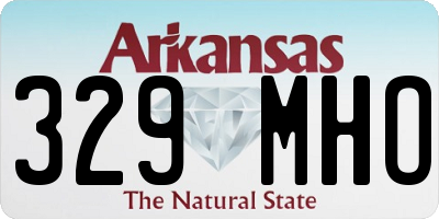 AR license plate 329MHO