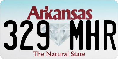 AR license plate 329MHR