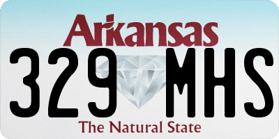 AR license plate 329MHS