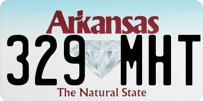 AR license plate 329MHT