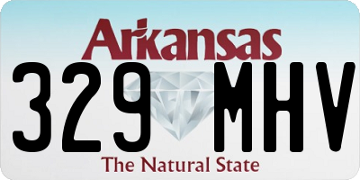 AR license plate 329MHV