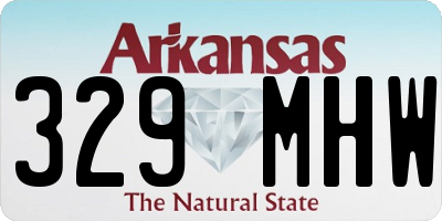 AR license plate 329MHW