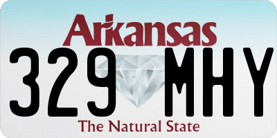 AR license plate 329MHY