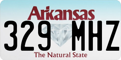 AR license plate 329MHZ