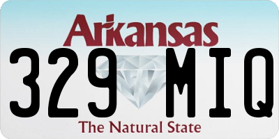 AR license plate 329MIQ