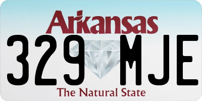 AR license plate 329MJE