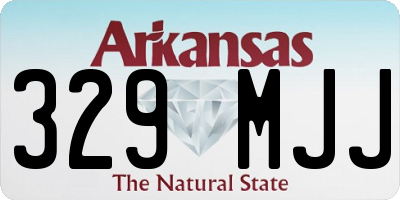 AR license plate 329MJJ