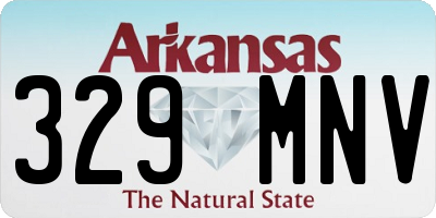 AR license plate 329MNV