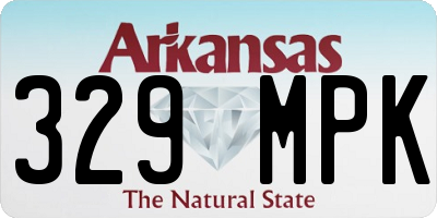 AR license plate 329MPK