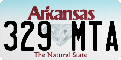 AR license plate 329MTA