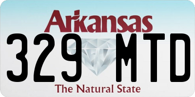 AR license plate 329MTD