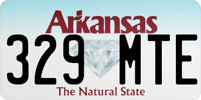 AR license plate 329MTE