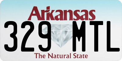 AR license plate 329MTL
