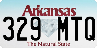 AR license plate 329MTQ
