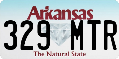 AR license plate 329MTR