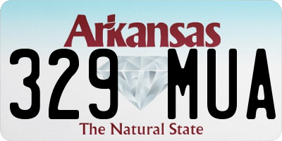 AR license plate 329MUA