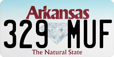 AR license plate 329MUF