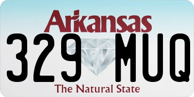 AR license plate 329MUQ