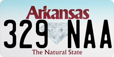 AR license plate 329NAA