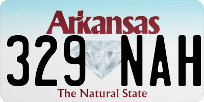 AR license plate 329NAH