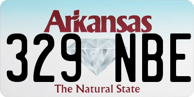 AR license plate 329NBE