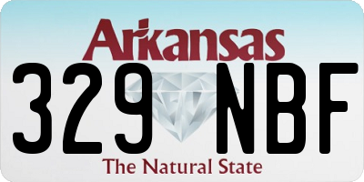 AR license plate 329NBF