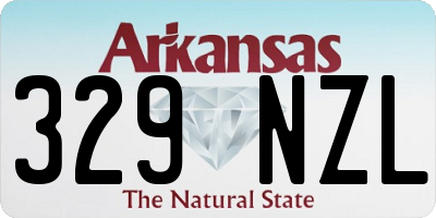 AR license plate 329NZL
