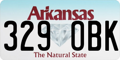AR license plate 329OBK