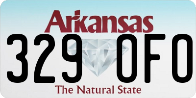 AR license plate 329OFO