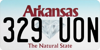 AR license plate 329UON