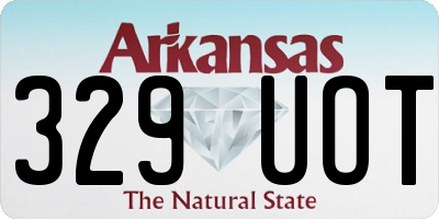 AR license plate 329UOT