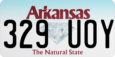 AR license plate 329UOY