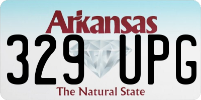 AR license plate 329UPG