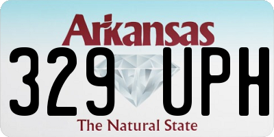AR license plate 329UPH