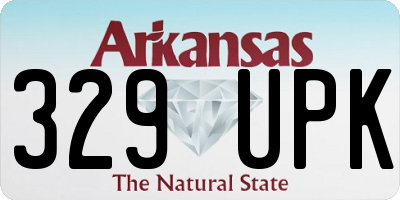 AR license plate 329UPK