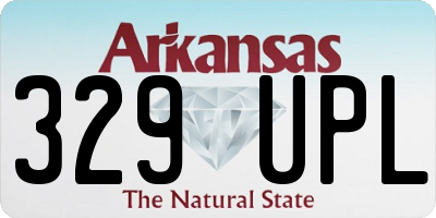 AR license plate 329UPL
