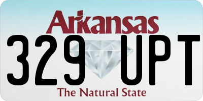 AR license plate 329UPT